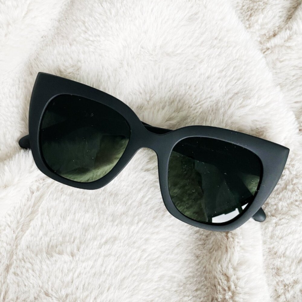 TOMS | Women's Traveler Collection Black Matte Sydney Sunglasses